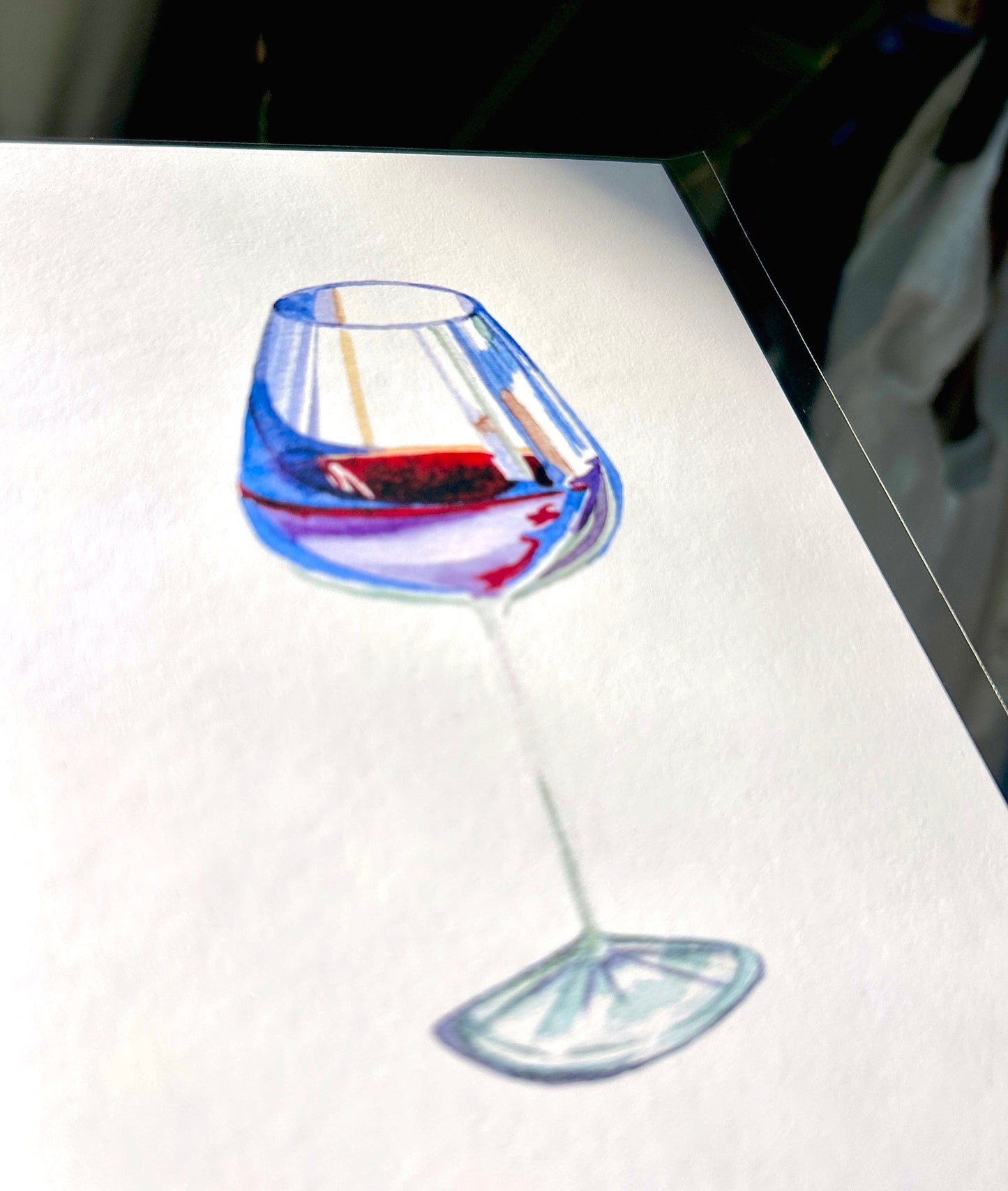 Fine Art Print Wine Glass