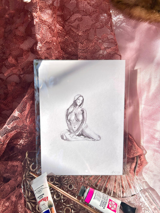 Fine Art Print Figure Drawing #2