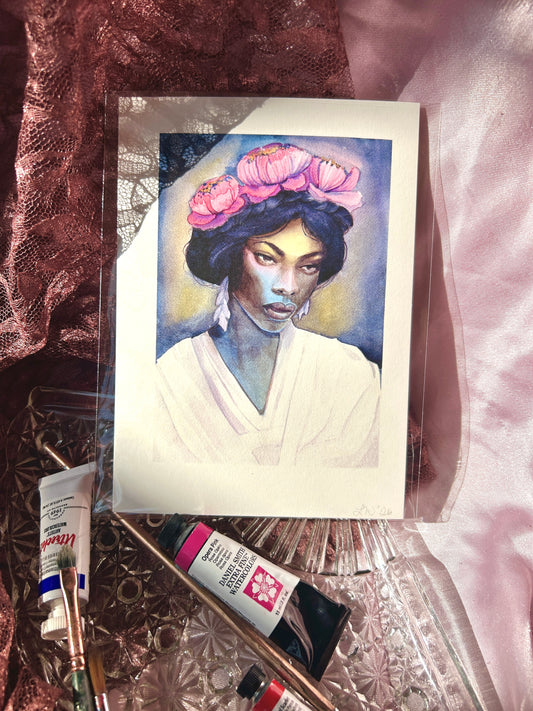 Fine Art Print Flower Crown
