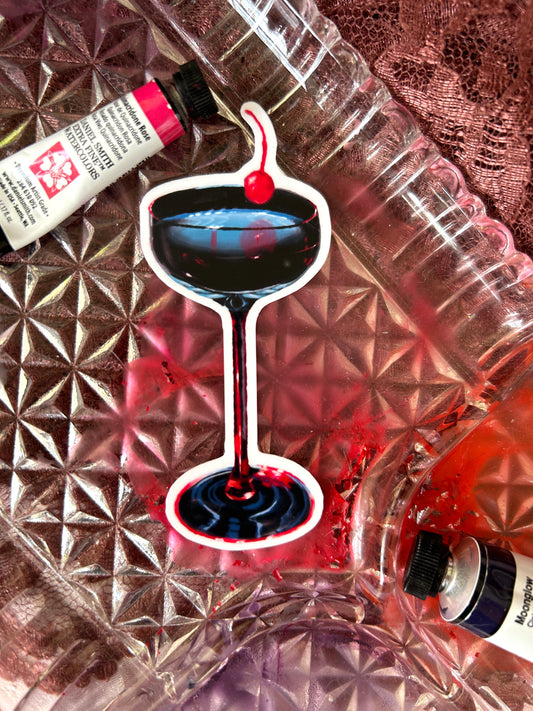 Midnight Cocktail Sticker