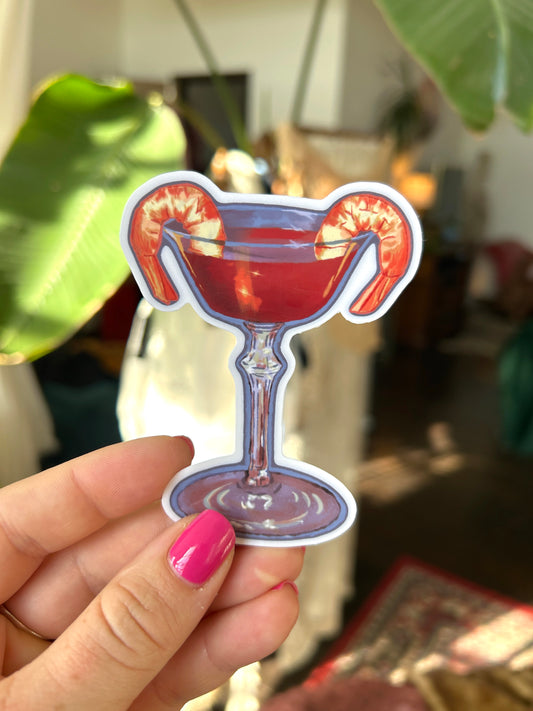 Shrimp Cocktail Sticker