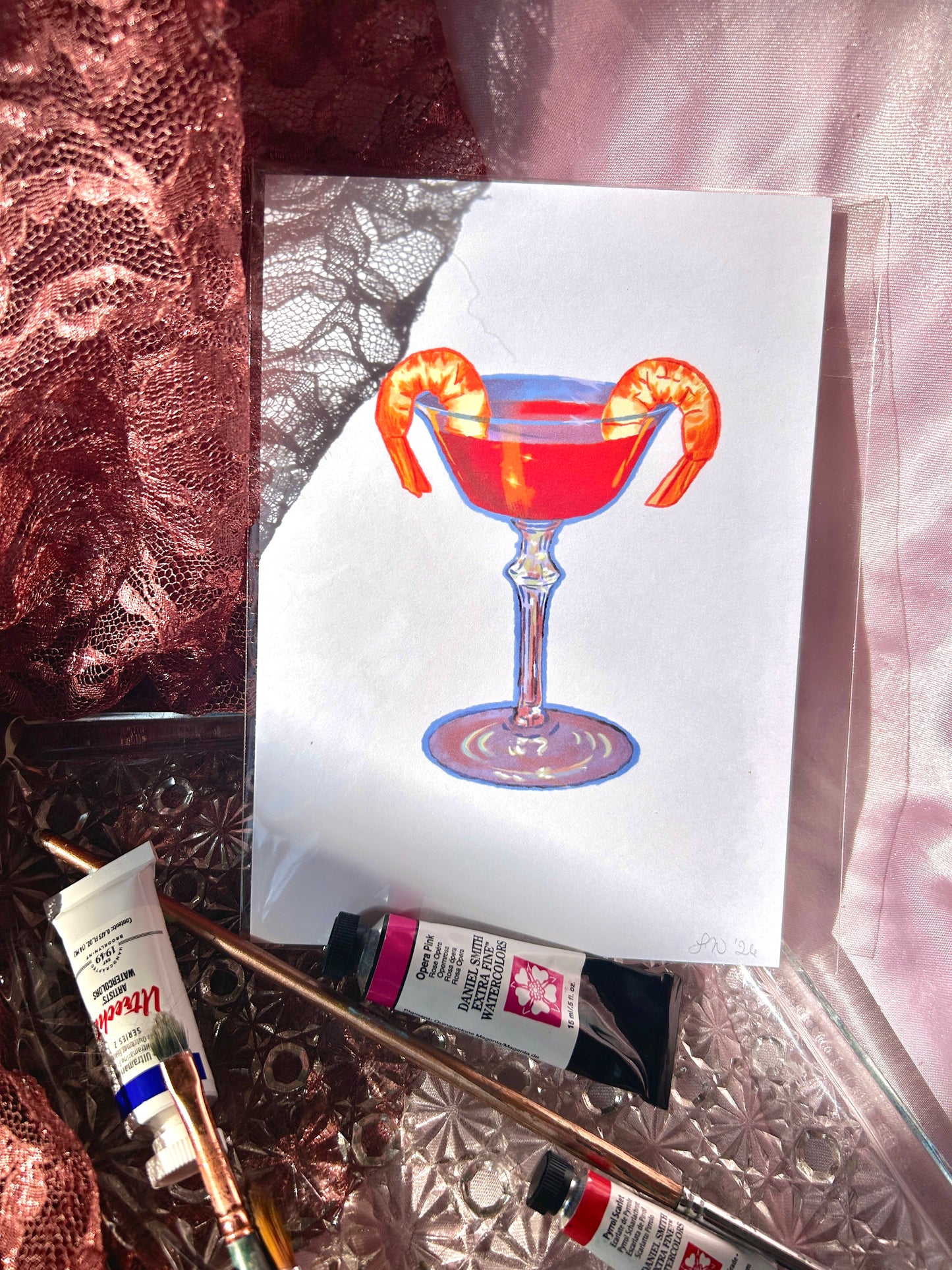 Fine Art Print Shrimp Cocktail