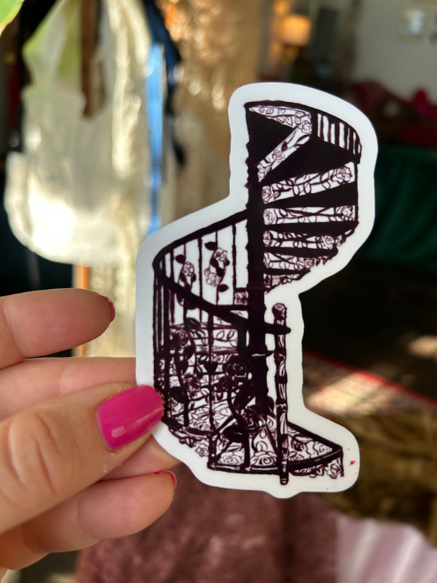 Spiral Staircase Sticker