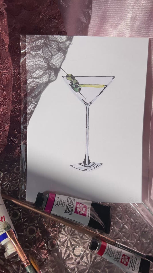 Fine Art Print Dirty Martini