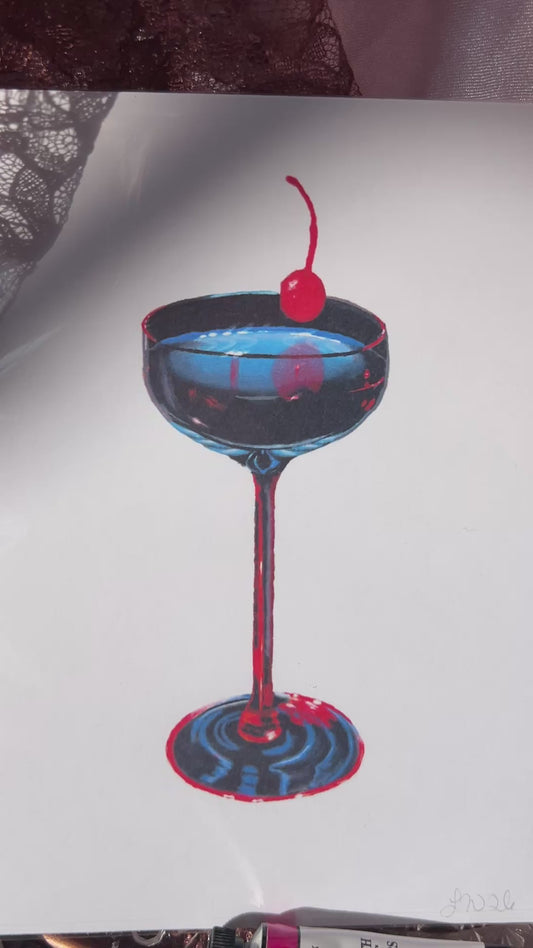 Fine Art Print Midnight Cocktail