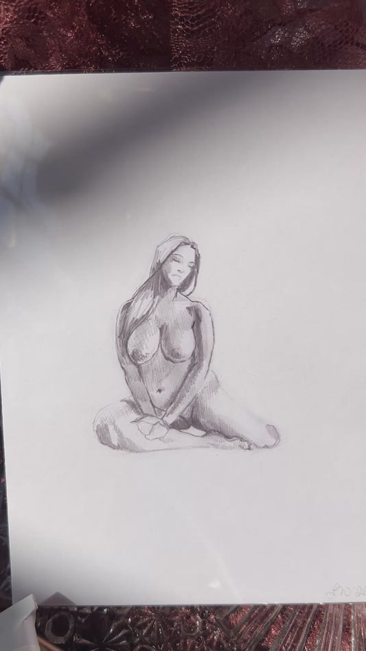 Fine Art Print Figure Drawing #2