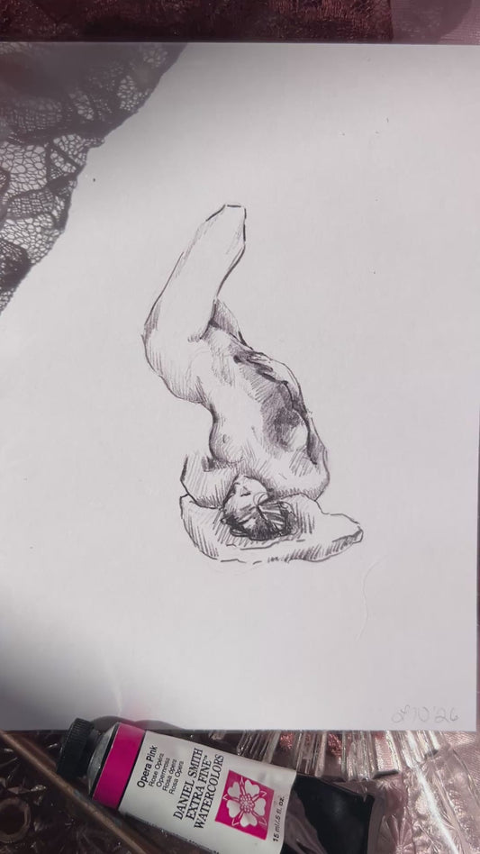 Fine Art Print Figure Drawing #3